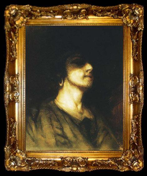 framed  Maurycy Gottlieb Self-portrait., ta009-2